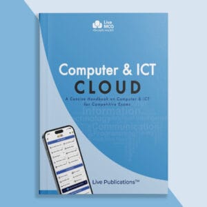 Live MCQ Computer & ICT Cloud Book Cover